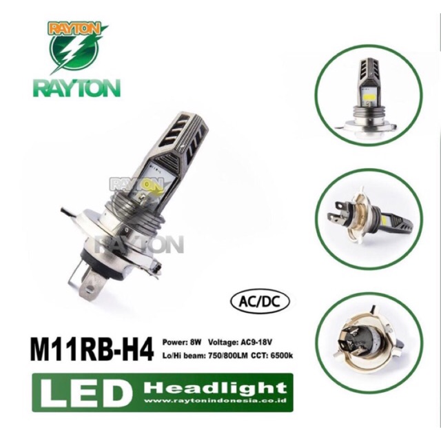 Lampu Led Motor H4 RTD M11RB Original Bergaransi