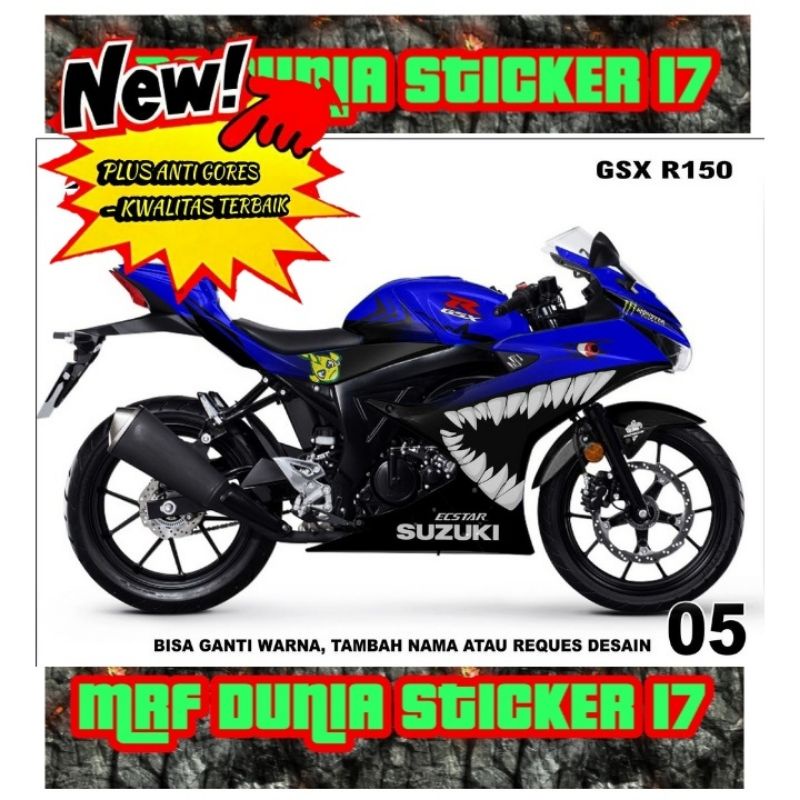 Sticker Striping Motor Gsx 150R Full Body dekal motor Gsx 150R Full Body Stiker Decal motor Gsx 150R