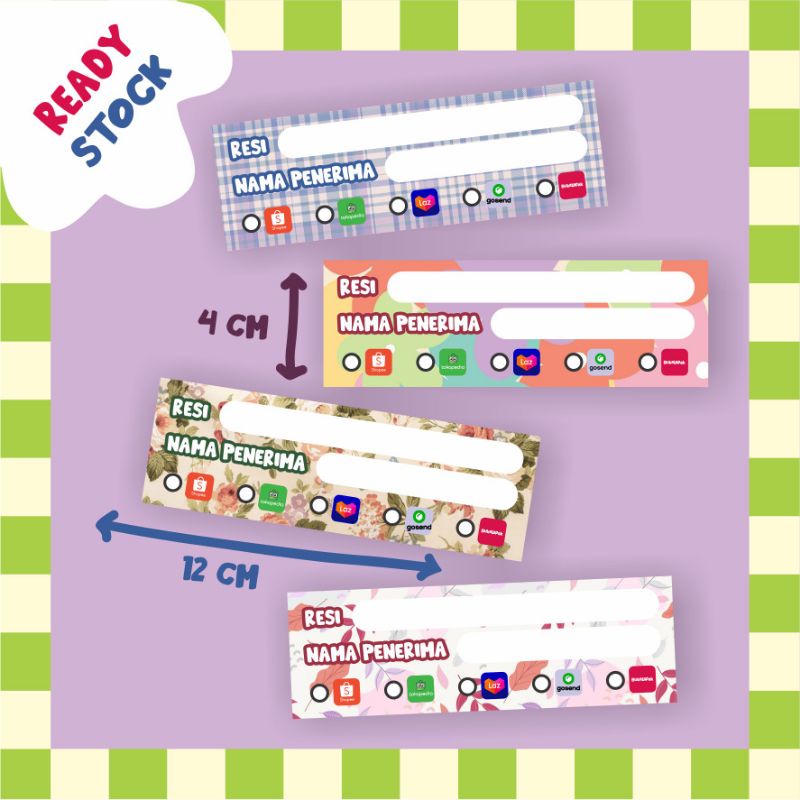 

[READY STOCK] Stiker Resi