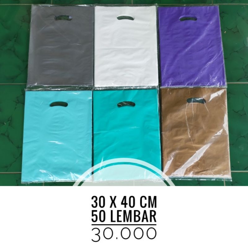 Kresek Polos Besar<br />30 X 40/ Kantong Plastik Olshop / Kantong Kresek