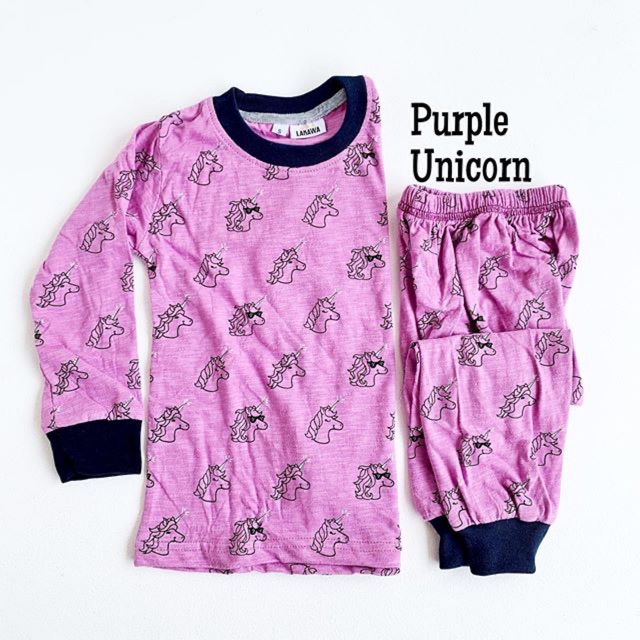 Piyama purple unicorn