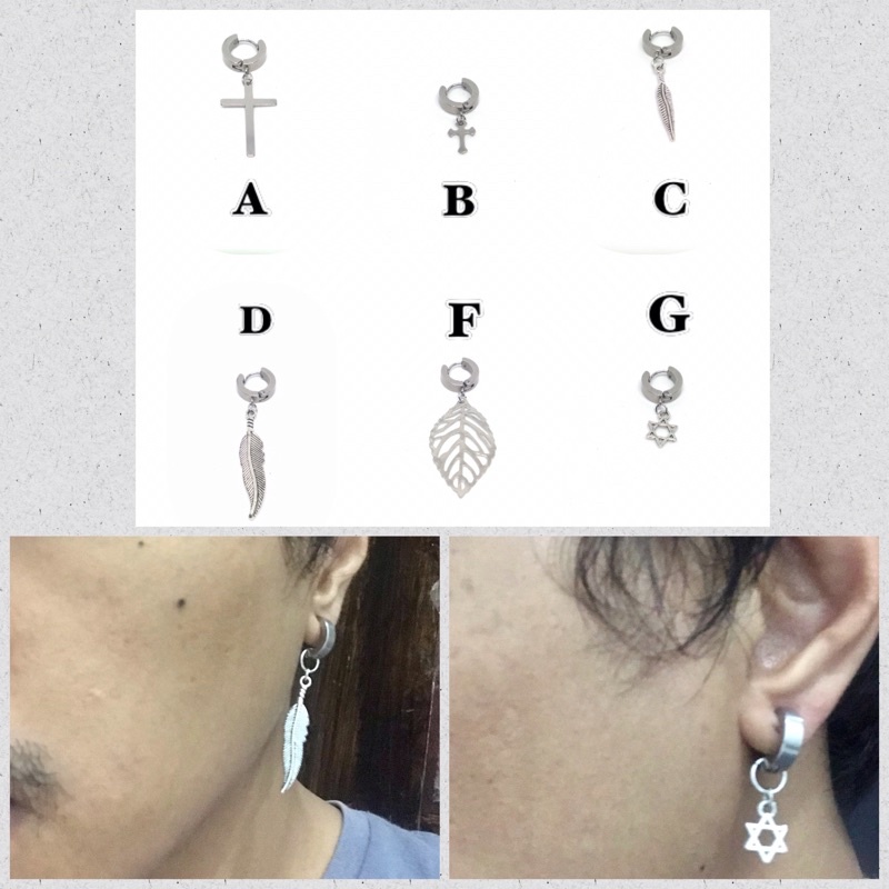 NEW  ANTING PRIA TITANIUM / ANTING TINDIK / ANTING JEPIT