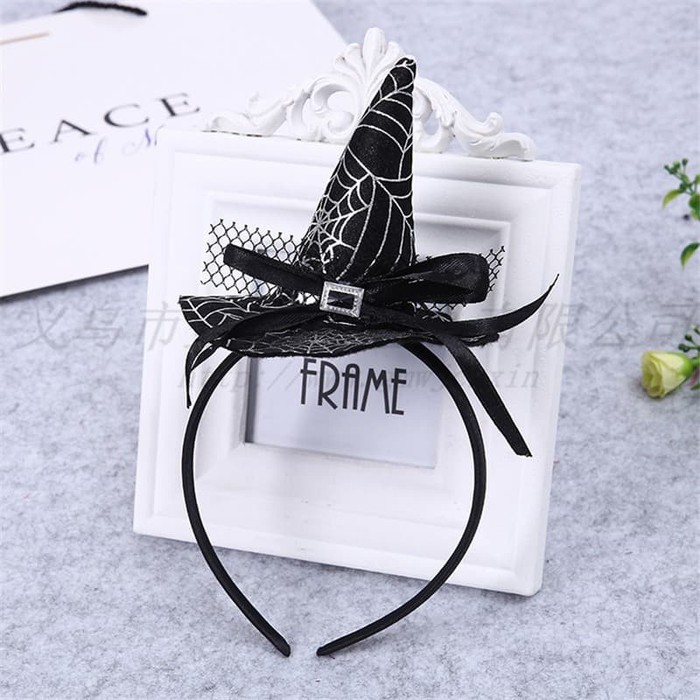 HBWP bando penyihir nenek sihir witch spider hairband halloween