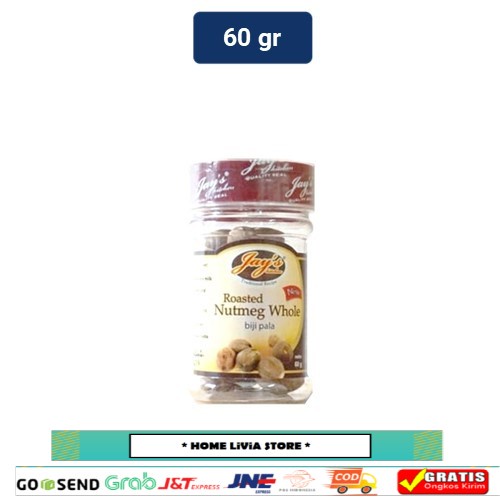 

Jay's Roasted Nutmeg Whole Biji Pala Panggang 60 gr