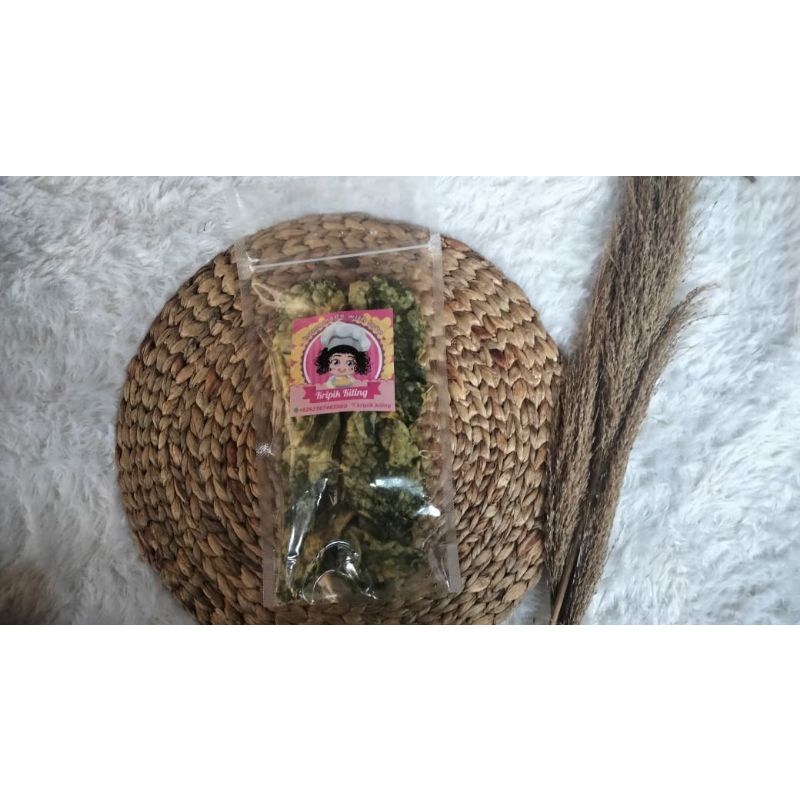 

kripik bayam kiting 100 gram Snack Makanan Ringan