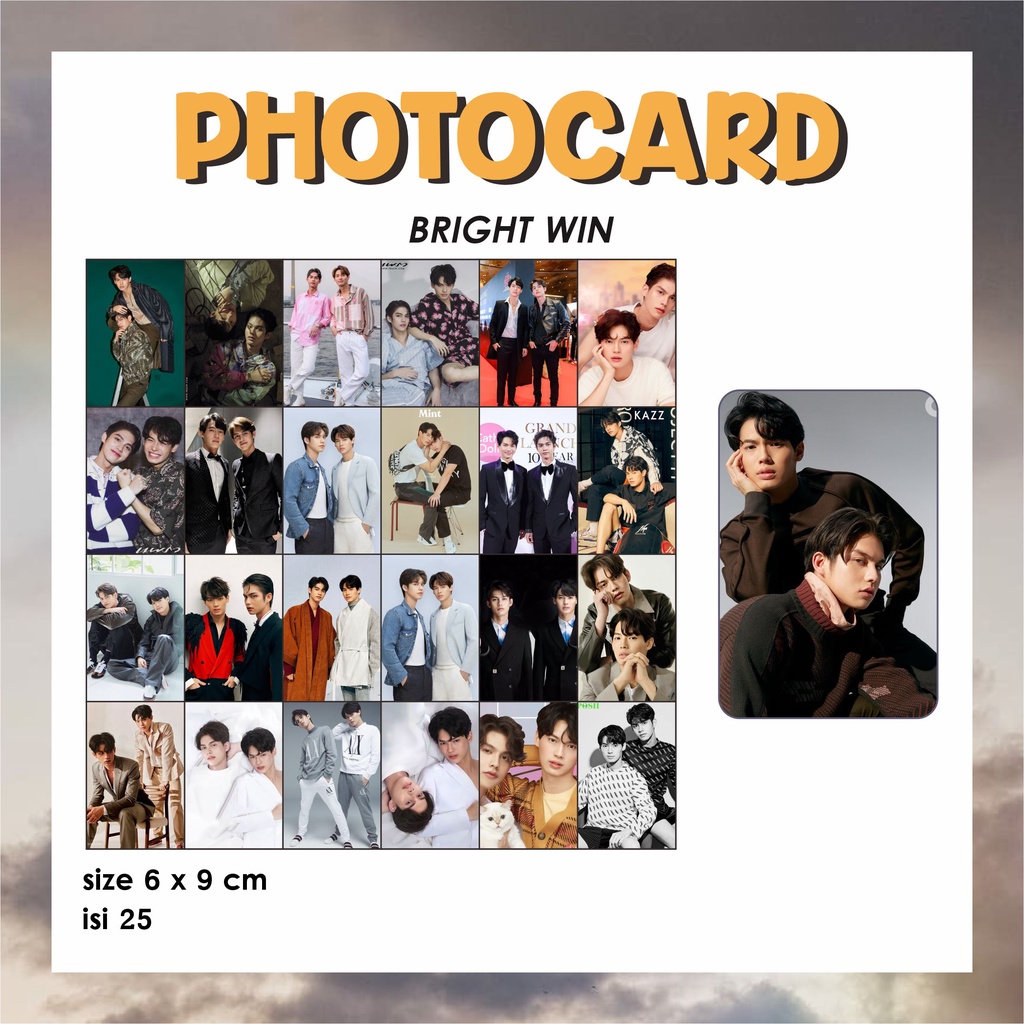 PHOTOCARD THAI ( BRIGHT VACHIRAWIT - WIN METAWIN BRIGHTWIN ) KODE PC69