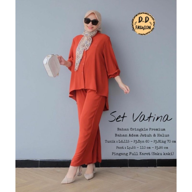 SET VATINA SETELAN BAJU WANITA TERBARU BY DND