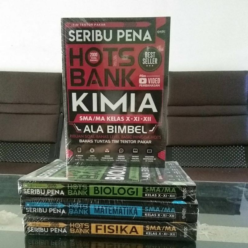 Buku Rangkuman SMA/MA : Seribu Pena Hots Bank (Matematika, Fisika, Kimia, Biologi)-3