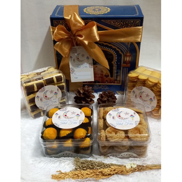 

Hampers Lebaran Idul Fitri Kue Kering toples 350gr