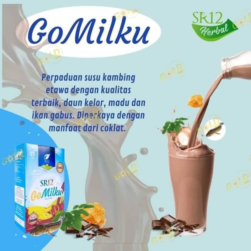 

Go milku SR12 SUSU KAMBING ETAWA ( COKLAT ) halal BPOM SUSU KESEHATAN