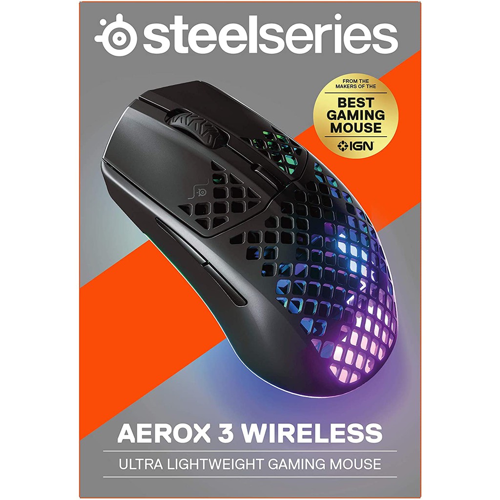 Steelseries Aerox 3 Wireless RGB Ultra-lightweight Gaming Mouse