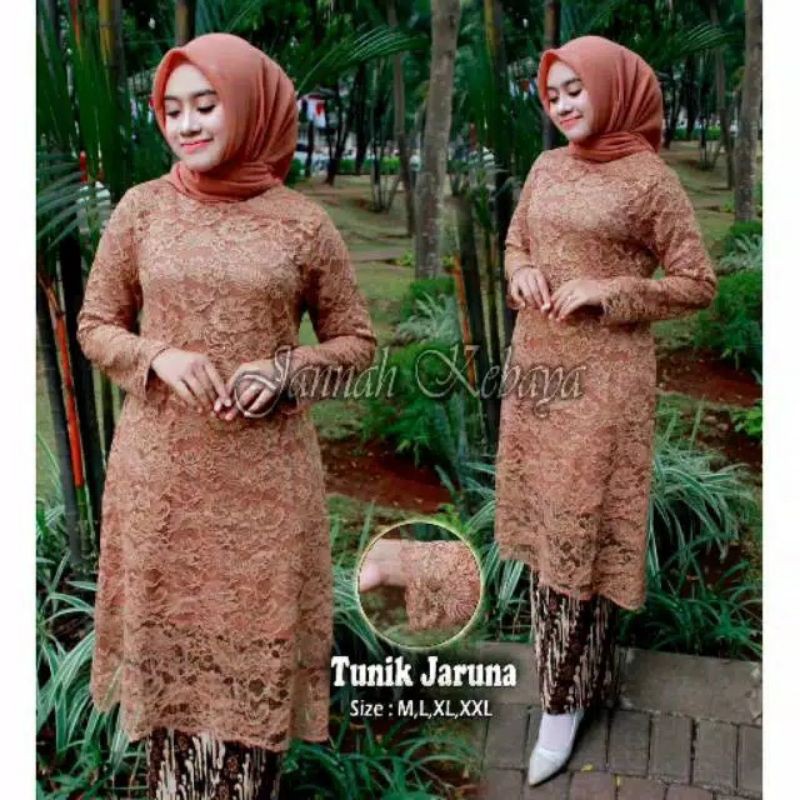 NEW REAL PICT SETELAN KEBAYA TUNIK/KEBAYA MODERN/KEBAYA TUNANGAN/KEBAYA PESTA