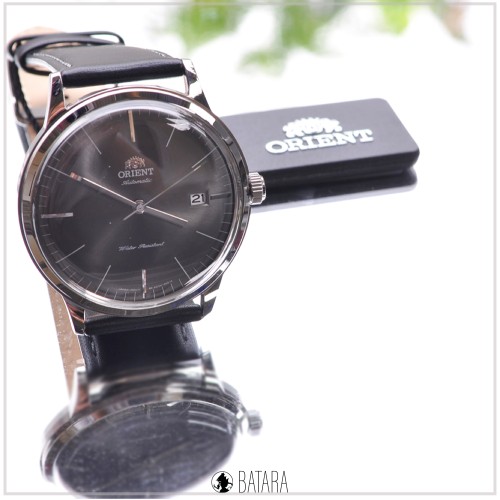 JAM TANGAN ORIENT FAC0000CA Bambino V3 Classic Mechanical Dark Grey