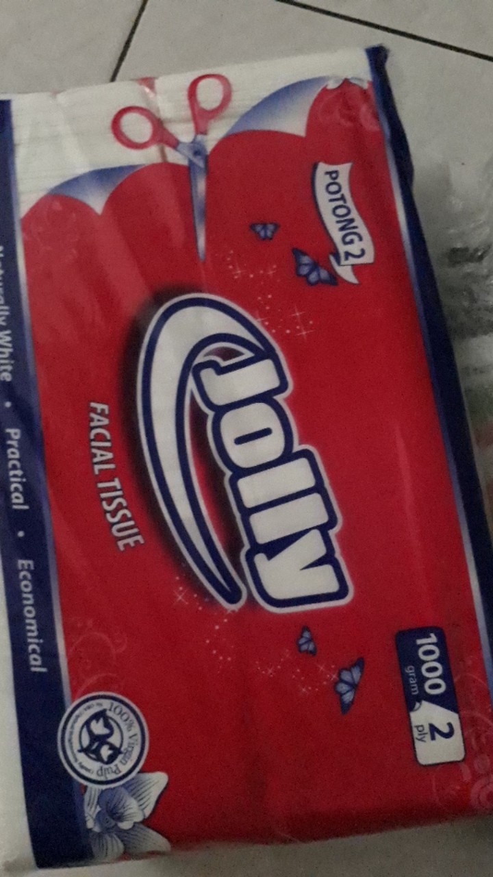 Jolly Potong 2 Facial Tissue 2ply 1000gr
