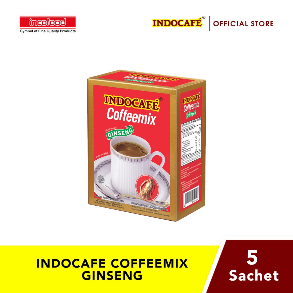 Indocafe Coffeemix Ginseng (5 sachet)