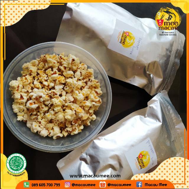 Popcorn Asin Homemade Jagung Import | Dari Jagung Pilihan Rasa Original Butter | Aluminium Pack