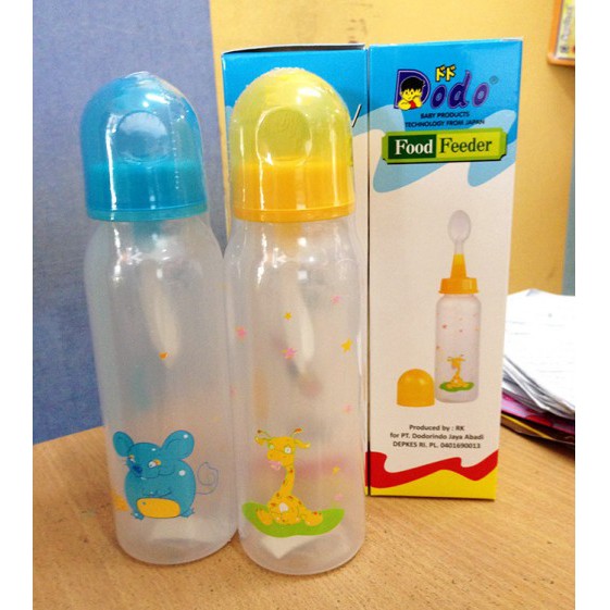 Dodo Botol Sendok/Dodo botol sendok besar/dodo food feeder/Dodo Botol Sendok Kecil/Besar
