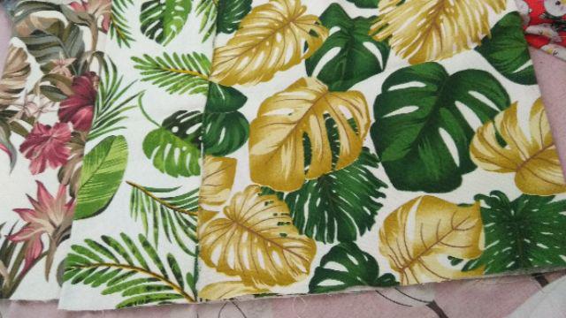 Kain Kanvas Motif Tropical - Kks Tropical