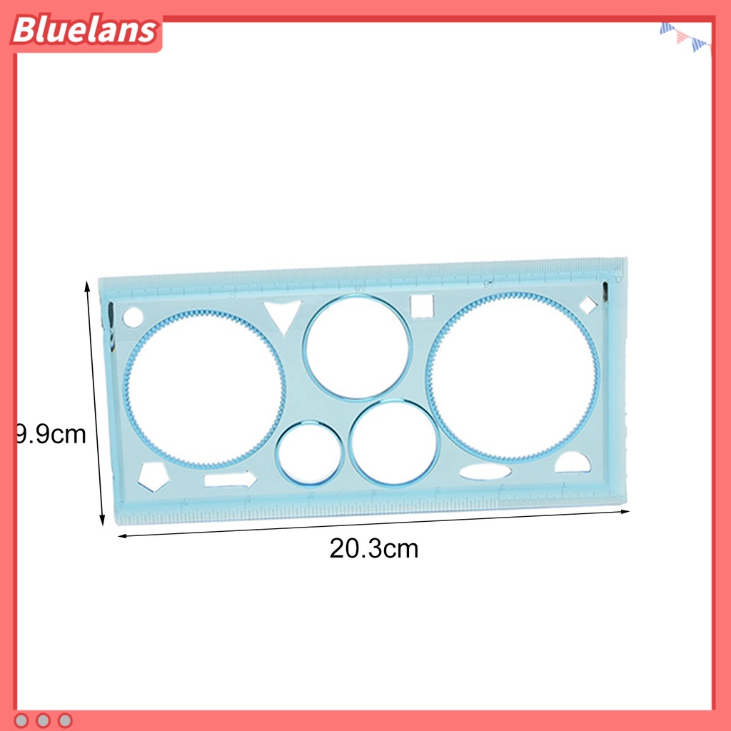 Mainan Alat tulis Gambar Anak-Anak Multifungsi Spirograf Penggaris Geometris Alat Perancang