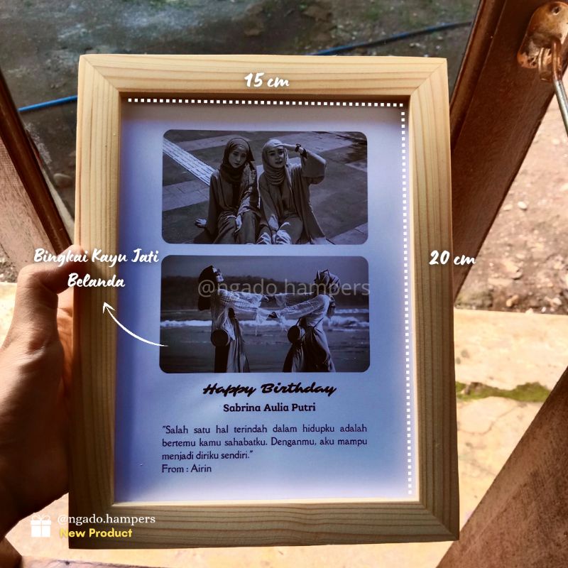 

Kado Ulang Tahun Cewek Cowok Unik Murah Bingkai Foto Aesthetic