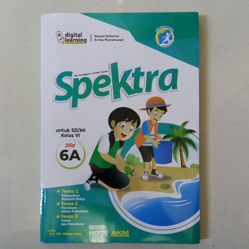 BUKU PELAJARAN SPEKTRA KELAS 6 JILID A - TEMA 1 S.D 3