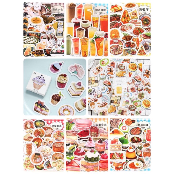 

Floralwhite 1 lembar stiker ecer makanan hias dekorasi / food dessert sticker