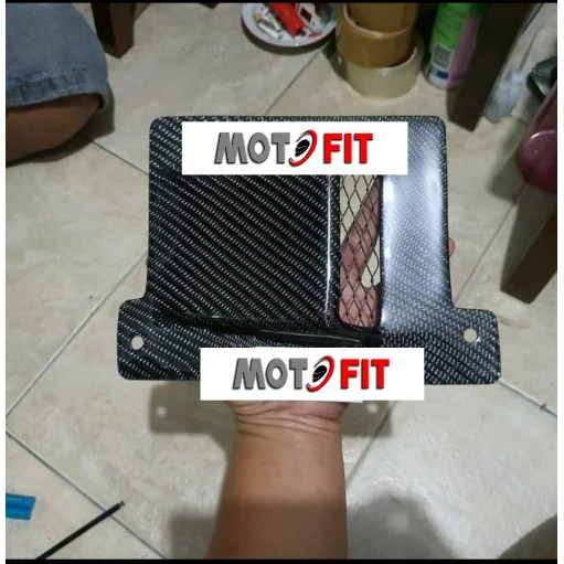 cover radiator aerox custom carbon kevlar tutup radiator aerox