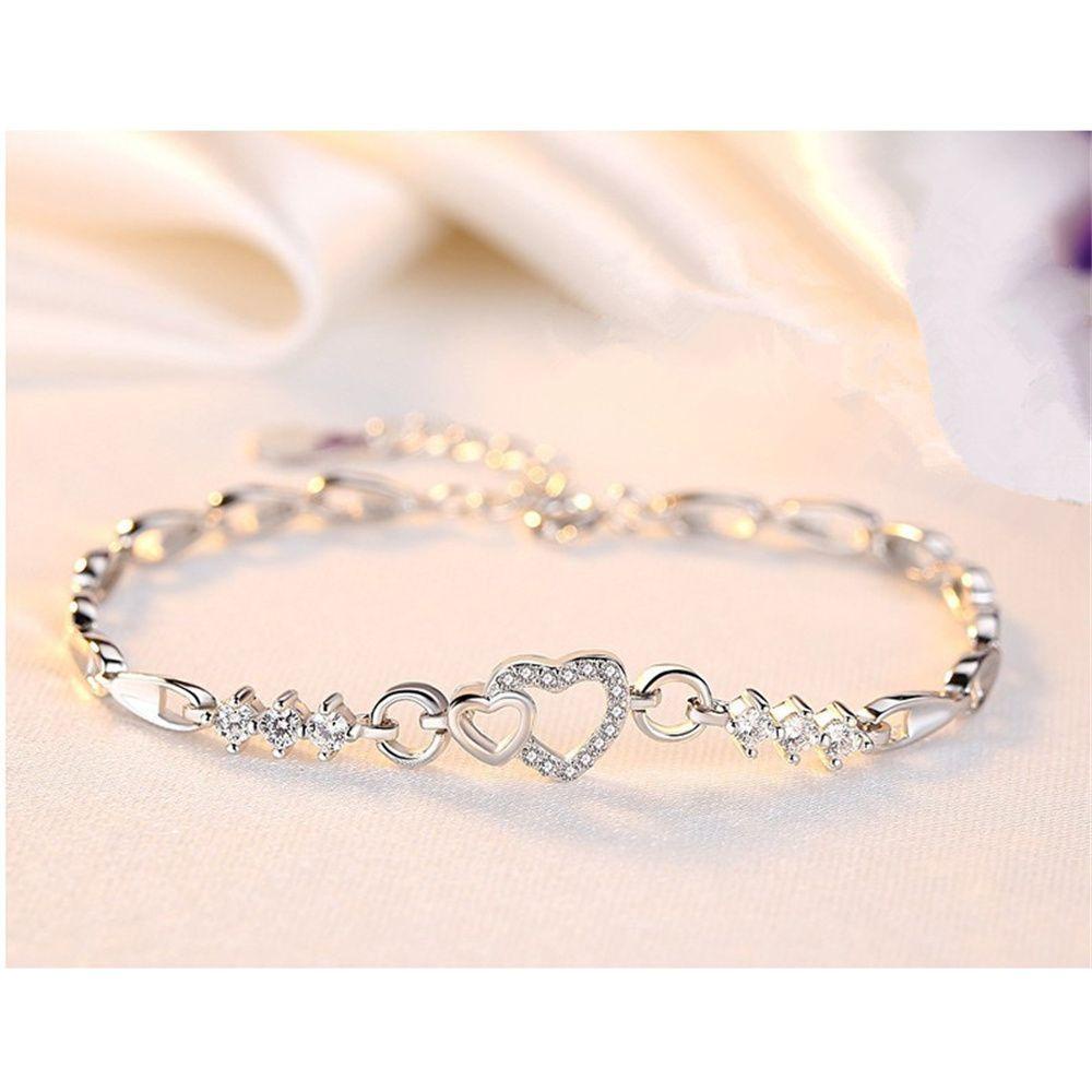 Preva Gelang Simplicity Charm Perhiasan Pesona Hiasan Wanita925 Sterling Silver