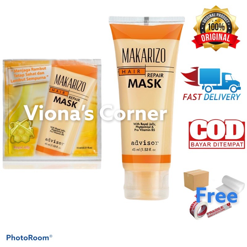 Makarizo Hair Repair Mask Masker Rambut 15 mL/45 mL