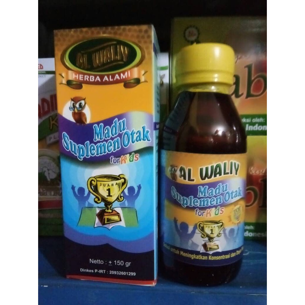 MADU SUPLEMEN OTAK FOR KIDS AL-WALY Madu Anak Pintar & Juara IQ Tinggi