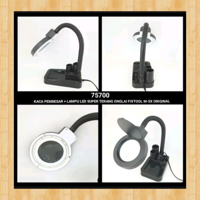 Lampu Meja - Lampu Led Meja Lampu Led Service Hp Plus Kaca Pembesar Onglai Original