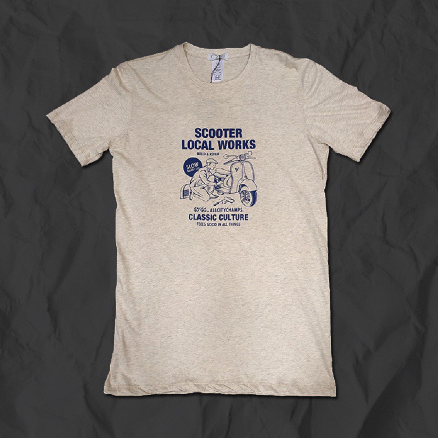 Kaos Pria Unisex Distro Vespa Terbaru Gigg Original GG004 Kameraad Distro