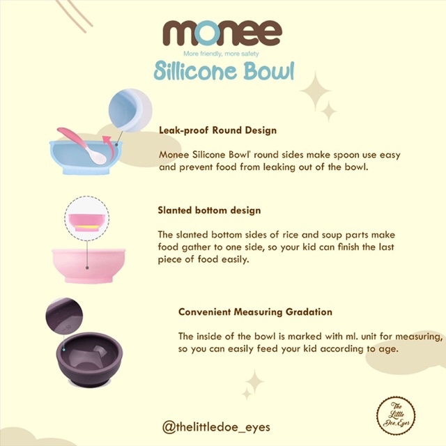 [READY] Monee Silicone Baby Bowl