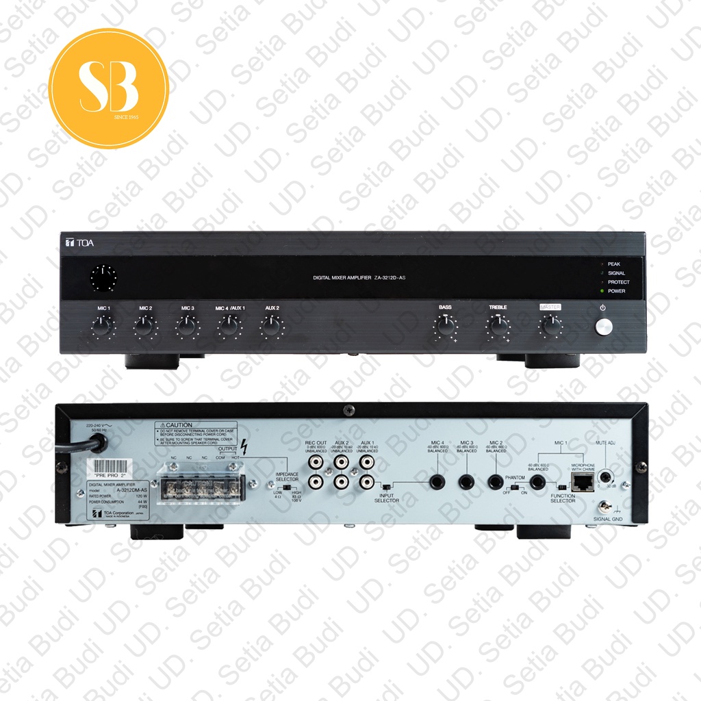 TOA ZA-3248D-AS Digital Mixer Amplifier with MP3 3248 D