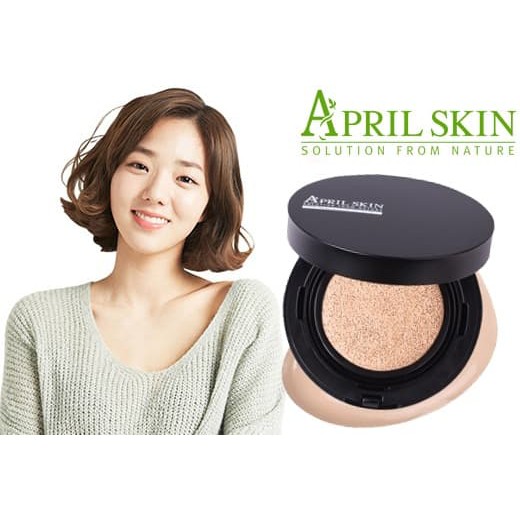 Cushion April Skin Bedak Cream Foundation Korea Original Asli Terbaik