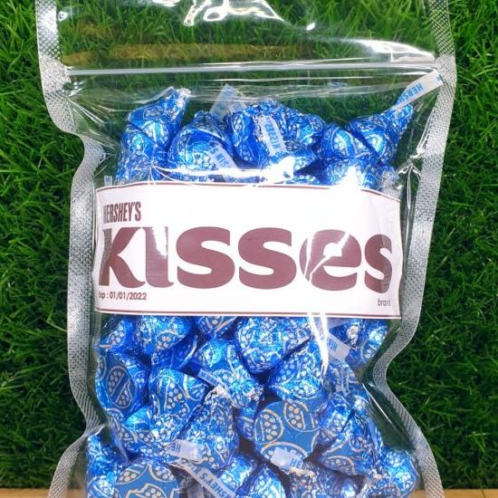 

Coklat Hershey's Kisses Repack 500 Gram / Coklat Hershey / Promo / Exp - Full Biru