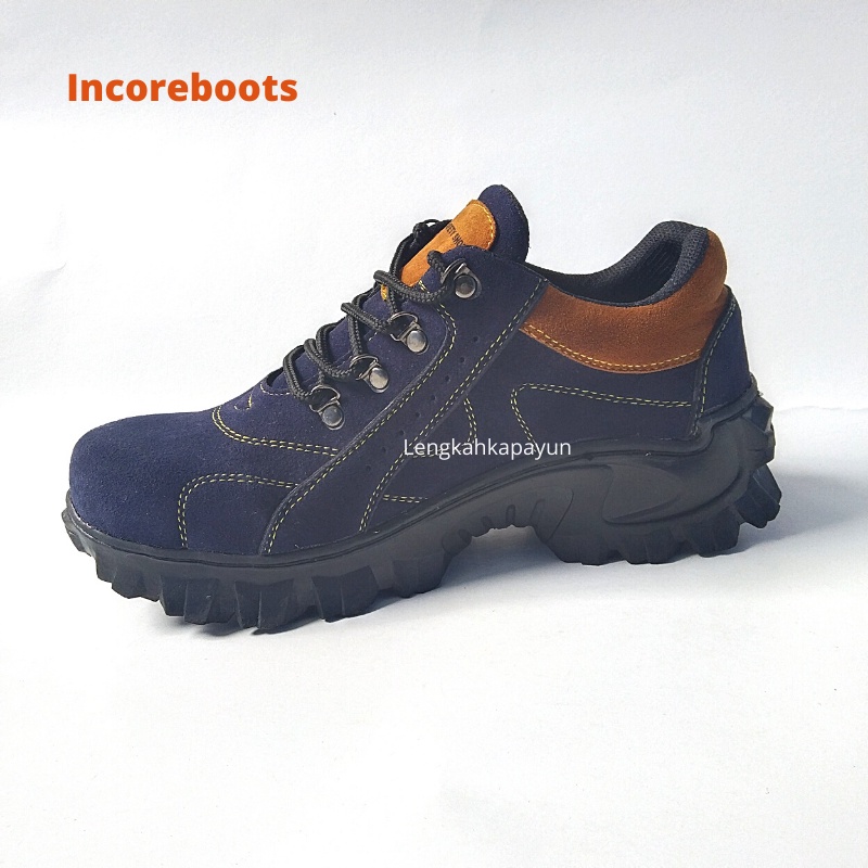 Sepatu Safety Shoes Boots Pria Wanita Ujung Besi Size 36-44
