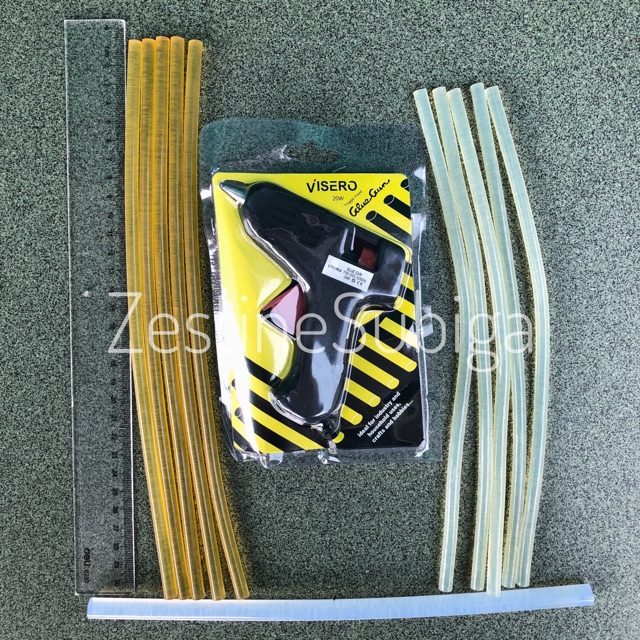 Glue Gun 20 Watt / Solder Tembak / Lem Bakar Kecil Visero