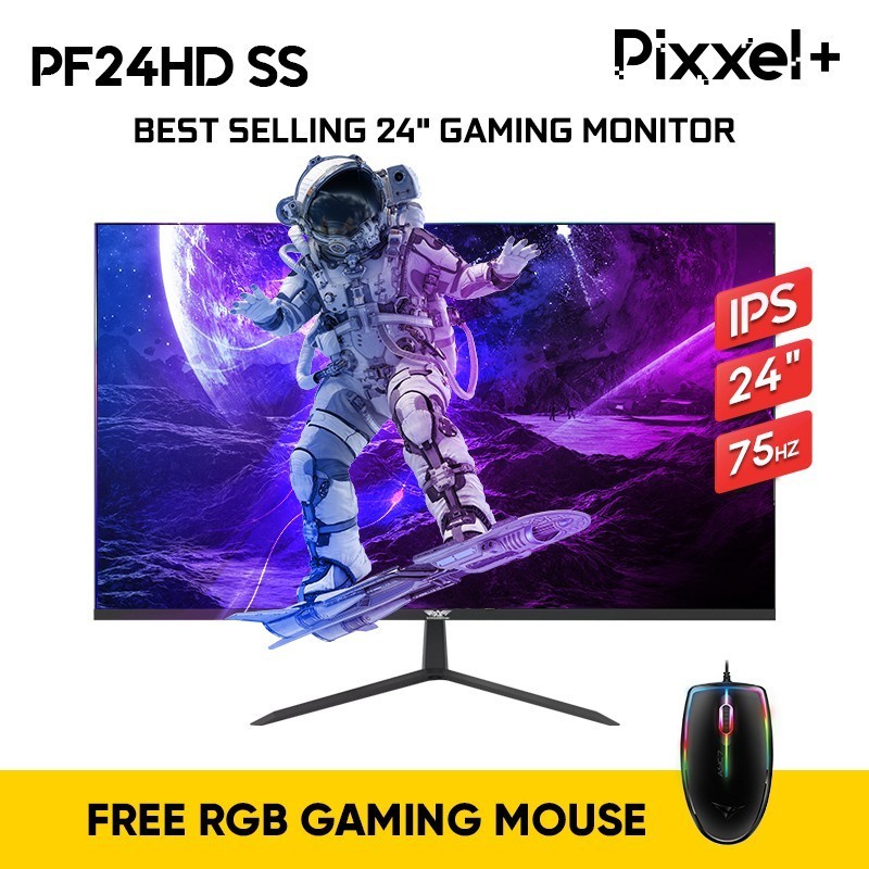Armaggeddon Pixxel+ PF24HD SS Gaming Monitor 24 inch 75Hz AHVA Panel