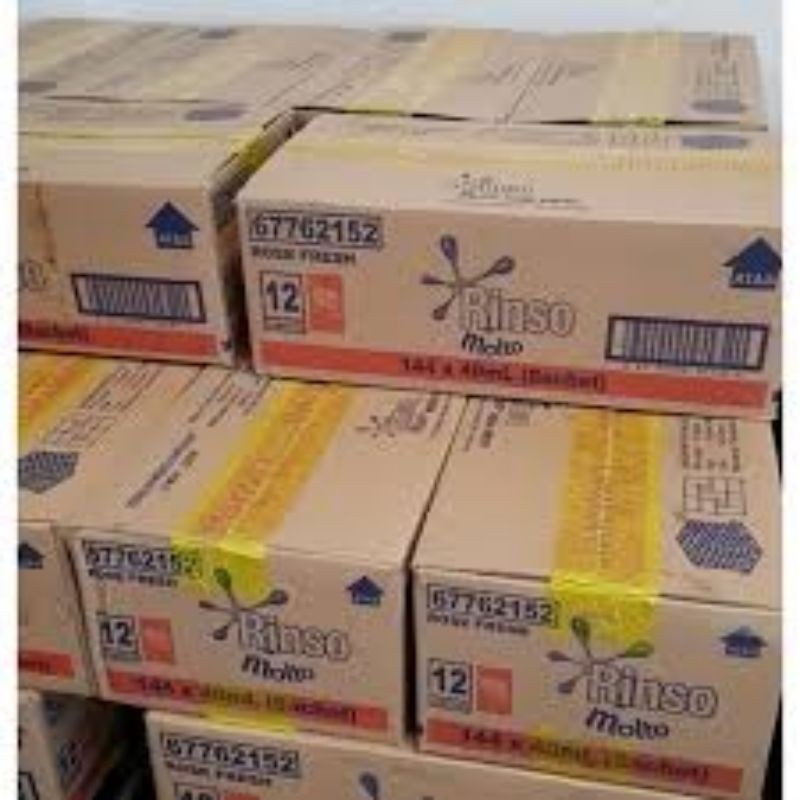 

RINSO CAIR SACHET 40ML X 144 PCS / KARTON