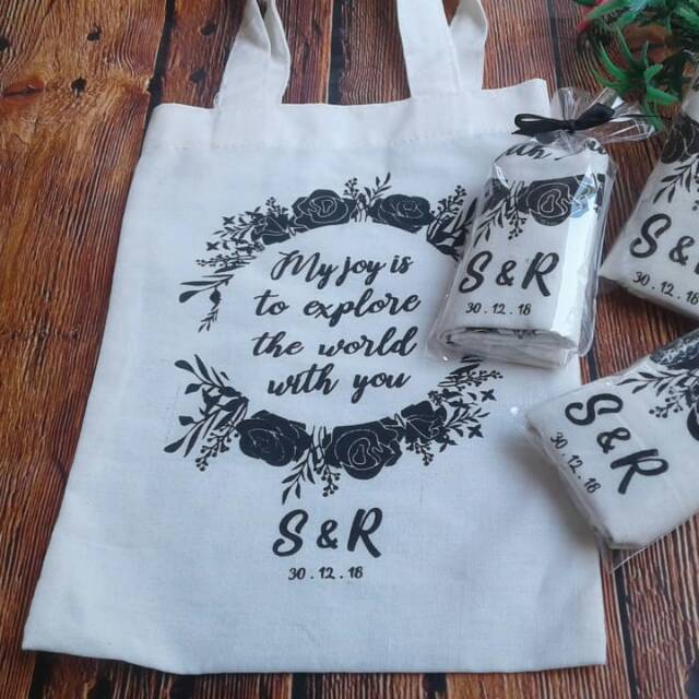 

Souvenir tas blacu ukuran 20x30 cm sablon 1 warna