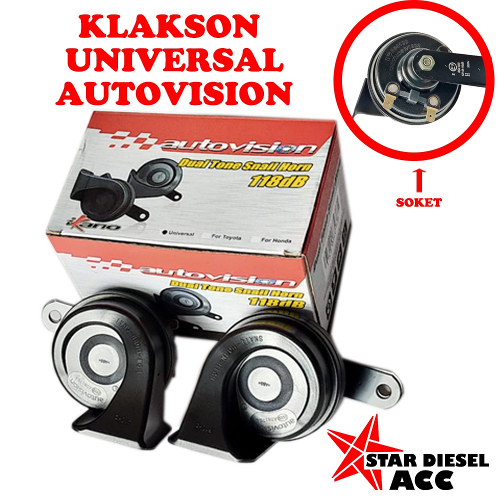 AUTOVISION SNAIL HORN KLAKSON UNIVERSAL AUTOVISION
