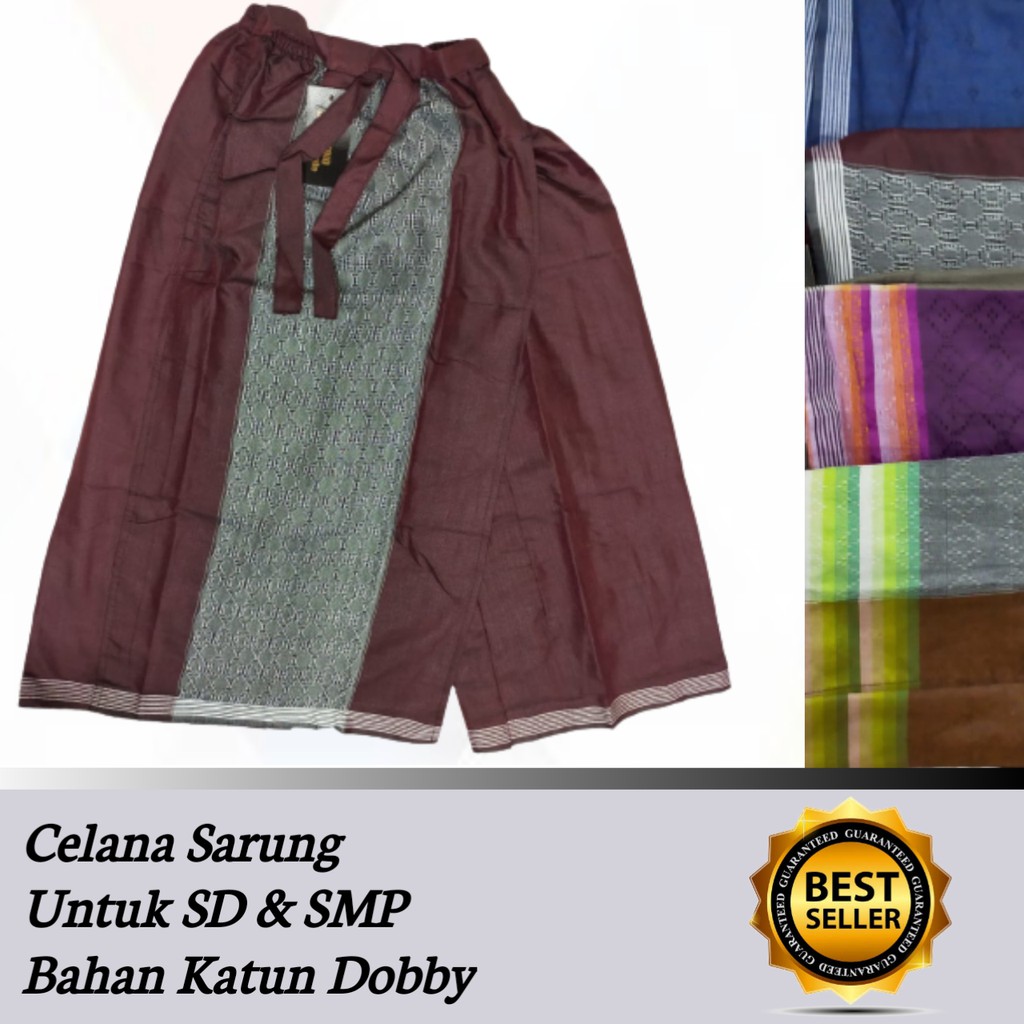 Celana Sarung Anak TK,SD,SMP Bahan Katun Dobby/Harga Grosir/Best Seller/Bisa COD