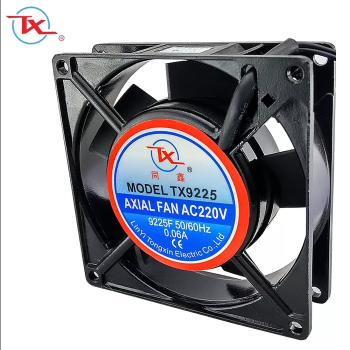 Cooling Kipas Fan AC 220 Volt Ukuran 9 cm 92x92x25 mm 9CM Axial Rotary