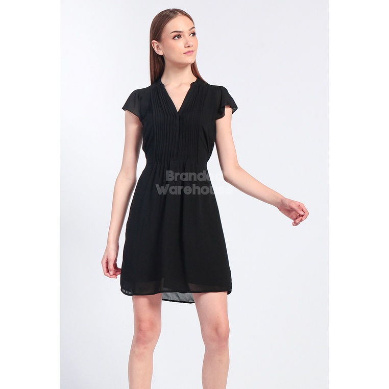 HM DRESS V-NECK BLACK