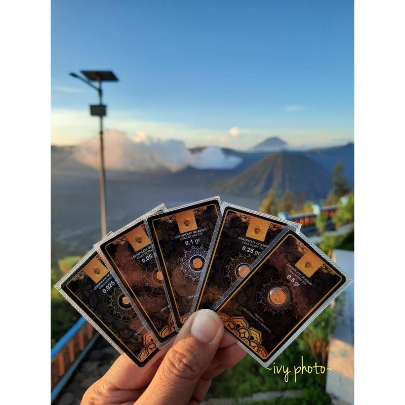 Mini Gold Reguler (Black Series) 0,1gr & 0,25gr & 0,5gr