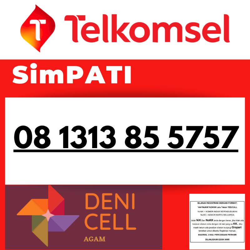 Nomor Cantik Telkomsel Simpati ABAB CDCD