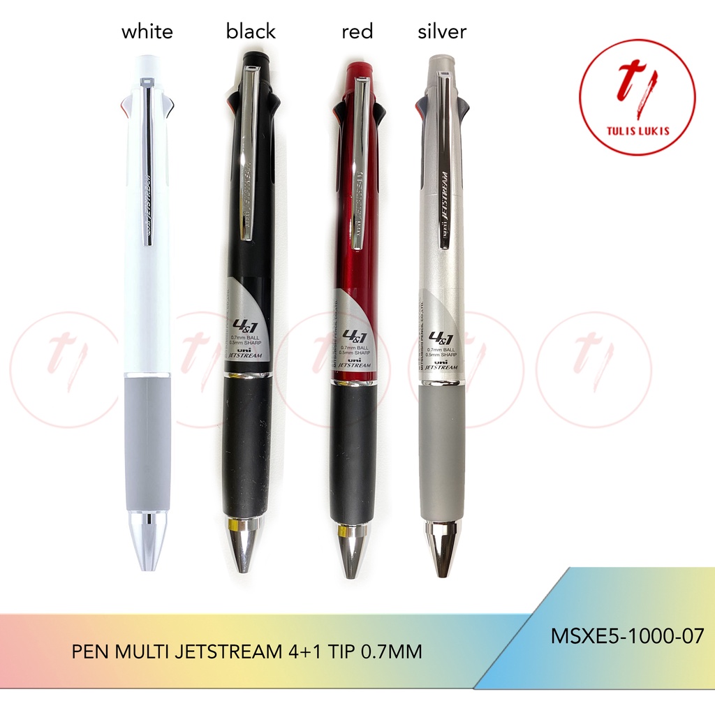

Uni JETSTREAM Multi 4&1 (4pulpen +1 pensil mekanik) MSXE5-1000-07