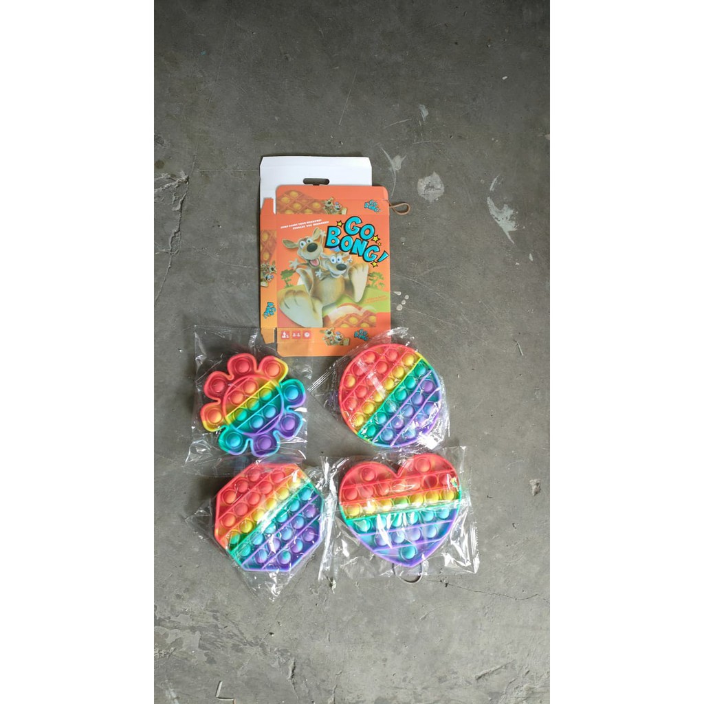 POP IT RAINBOW / MAINAN ANAK / FIDGET TOY / POP ITS RAINBOW / MAINAN POP IT BUBBLE-4