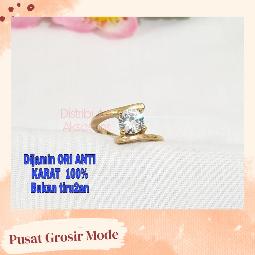 Cincin Titanium ANTI KARAT SELAMANYA PGM CT47